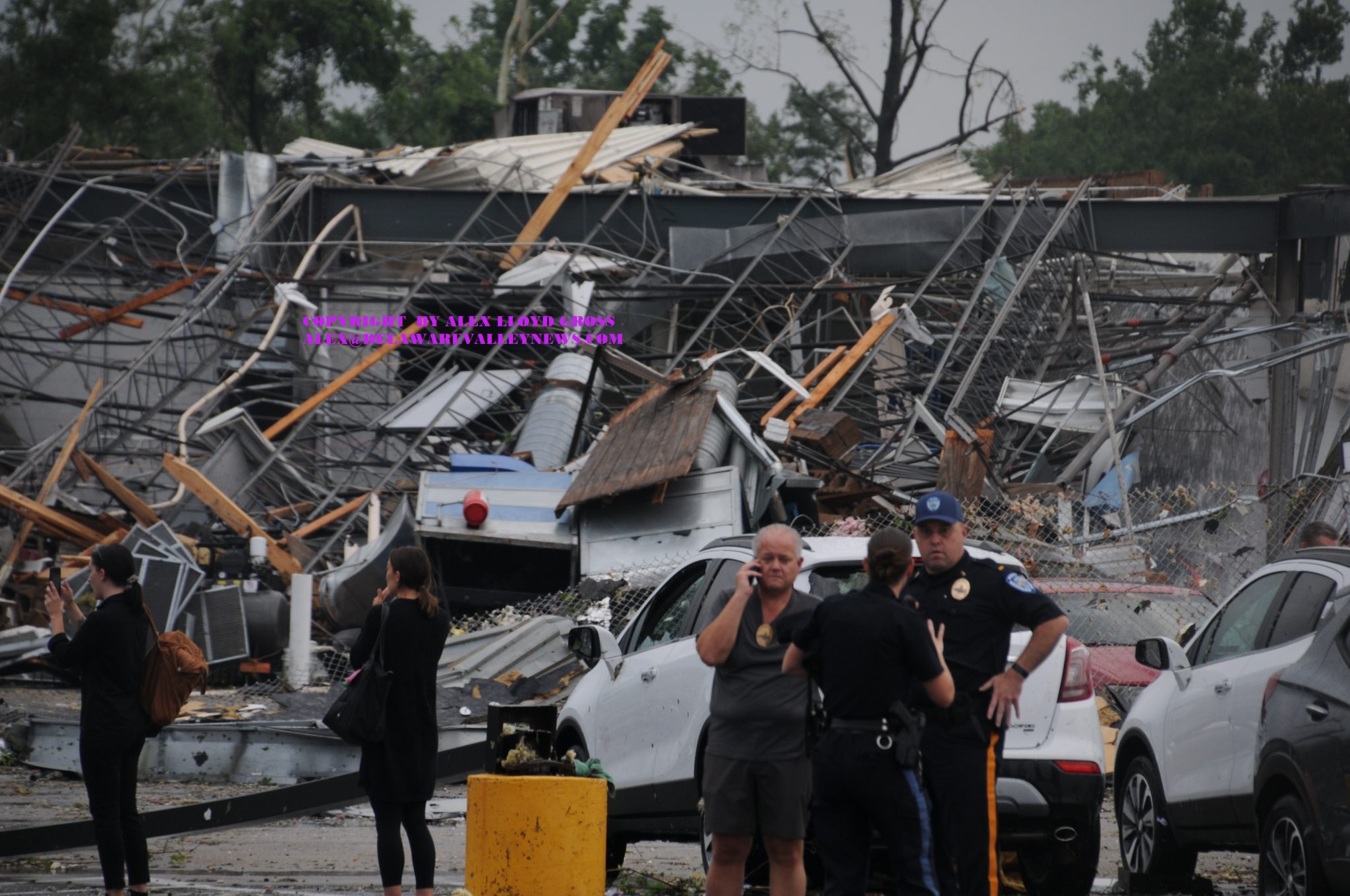 Major Tornado Destroys Car Dealership & Trailer Park In Bensalem