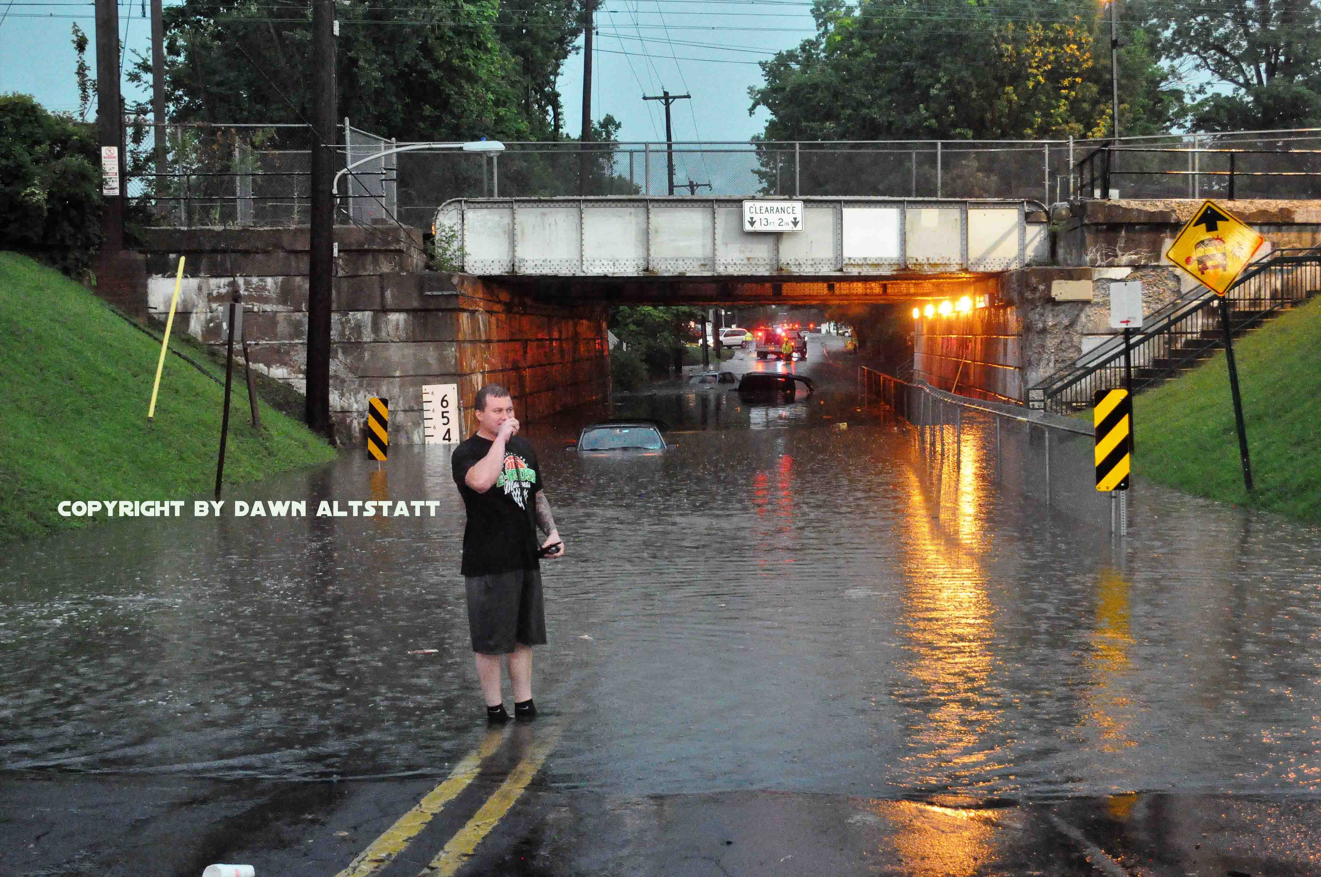 flooded underpass in millbrae