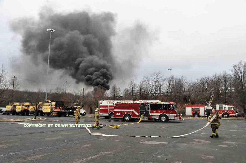 Overturned truck fire injures two, catches fire at major Bucks County interchange Delaware