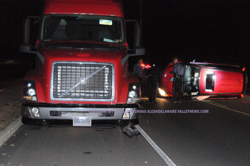 Car Hits Truck and Flips In Bensalem Delaware Valley News