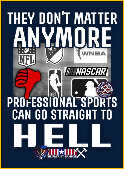 Boycott NFL, MLB, NHL, NASCAR, & The NBA