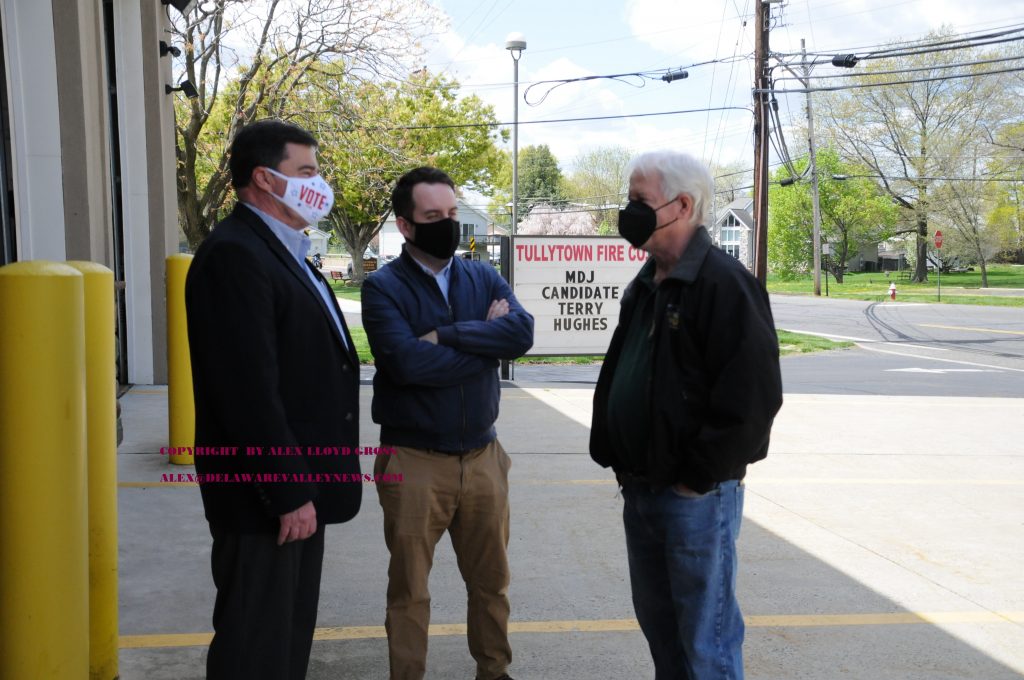 District Judge Candidate Terry Hughes Meets Voters In Tullytown