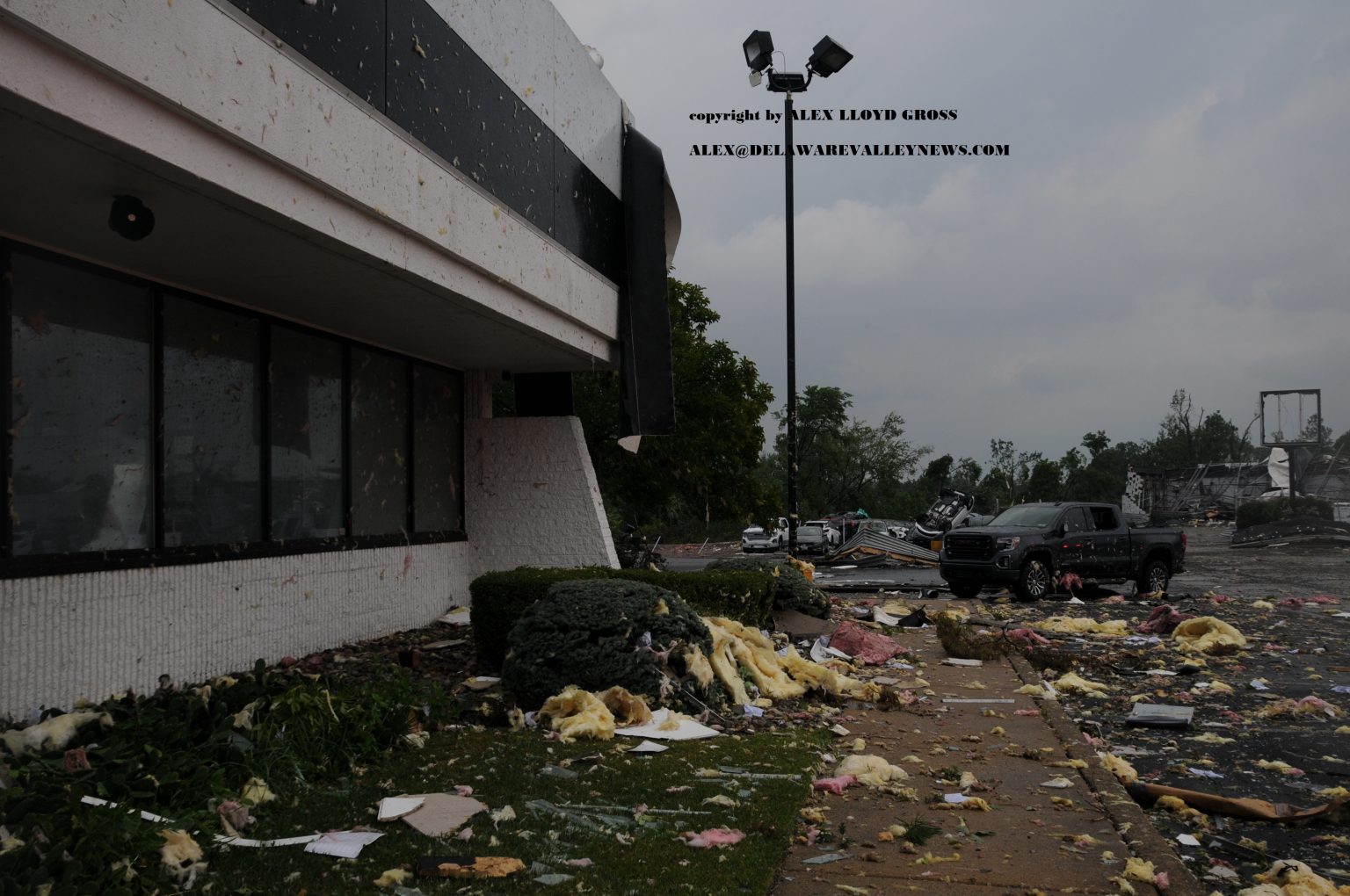 Devastating Damage To Trailer Park / Houses After Bensalem Tornado