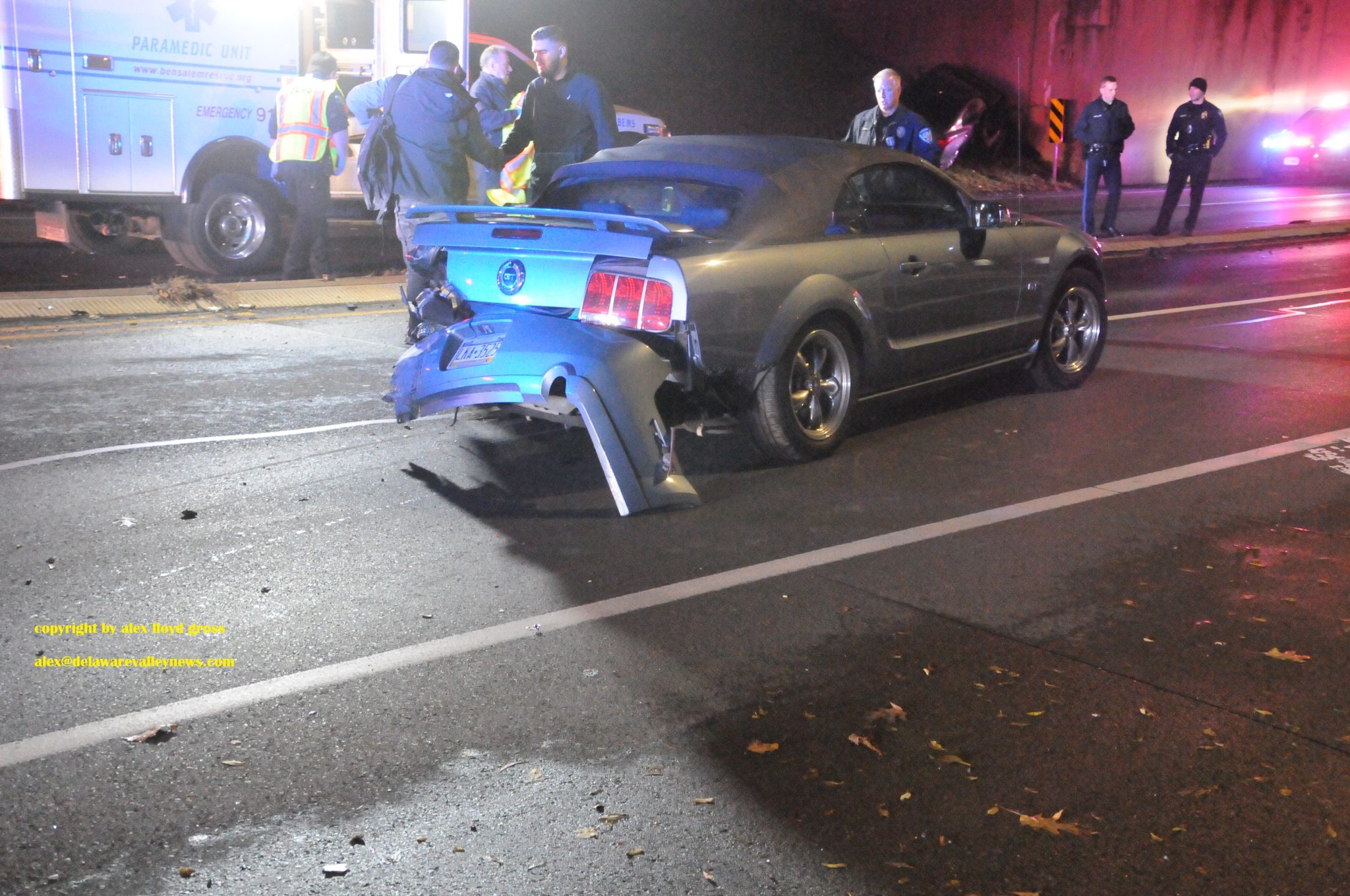 Vehicle Chase By State Police Ends In Crash In Bensalem Delaware